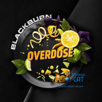 Табак для кальяна BlackBurn Overdose (БлэкБерн Лимон Лайм) 25г - фото 1